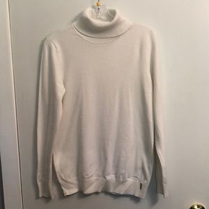 Calvin Klein White Turtleneck
